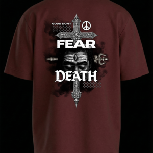 Fear Death Oversized T-Shirt