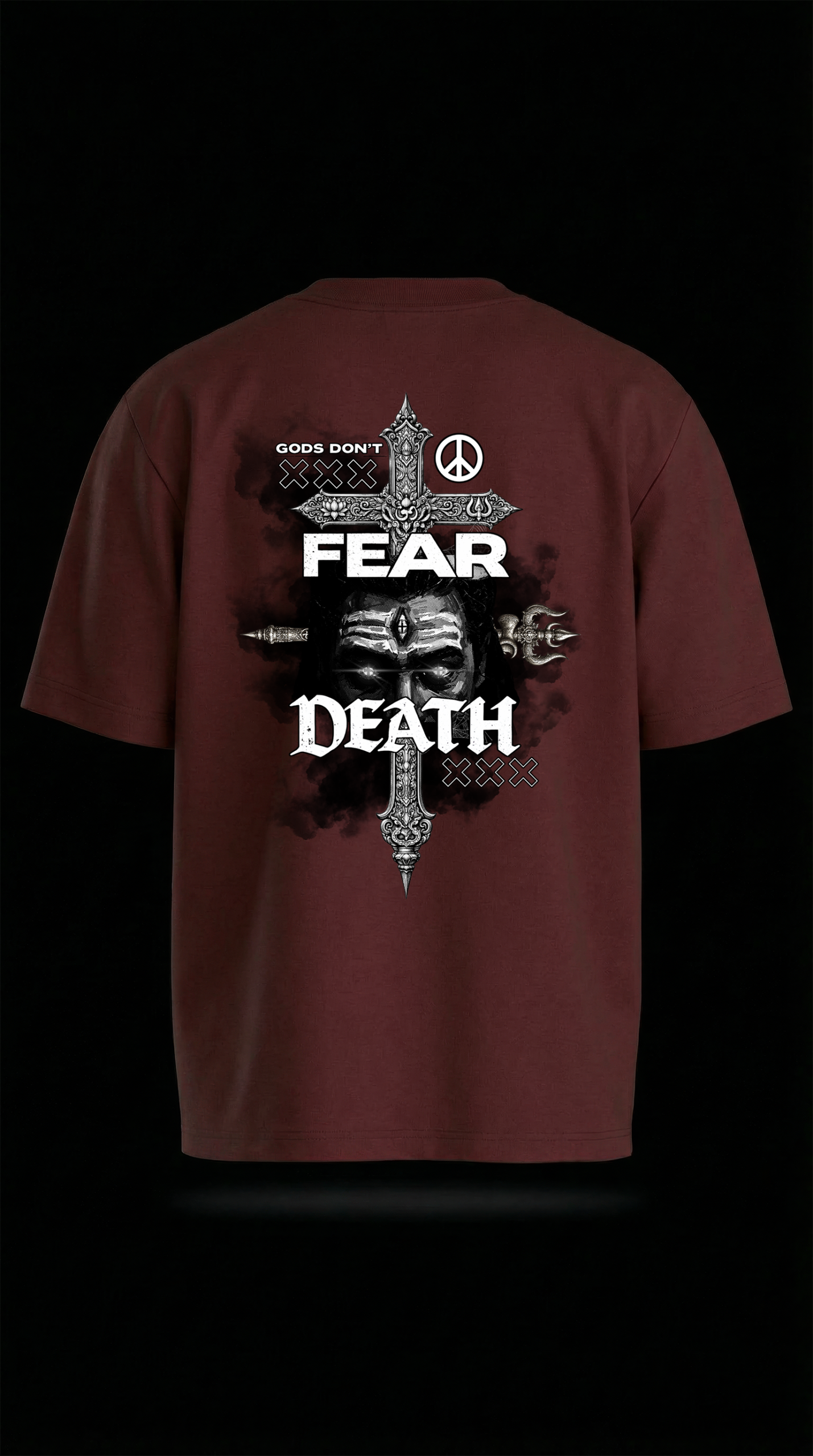 Fear Death Oversized T-Shirt