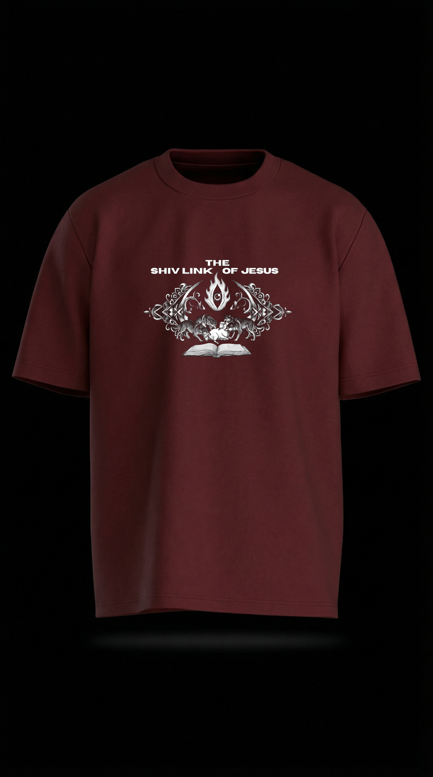 Fear Death Oversized T-Shirt - Image 2