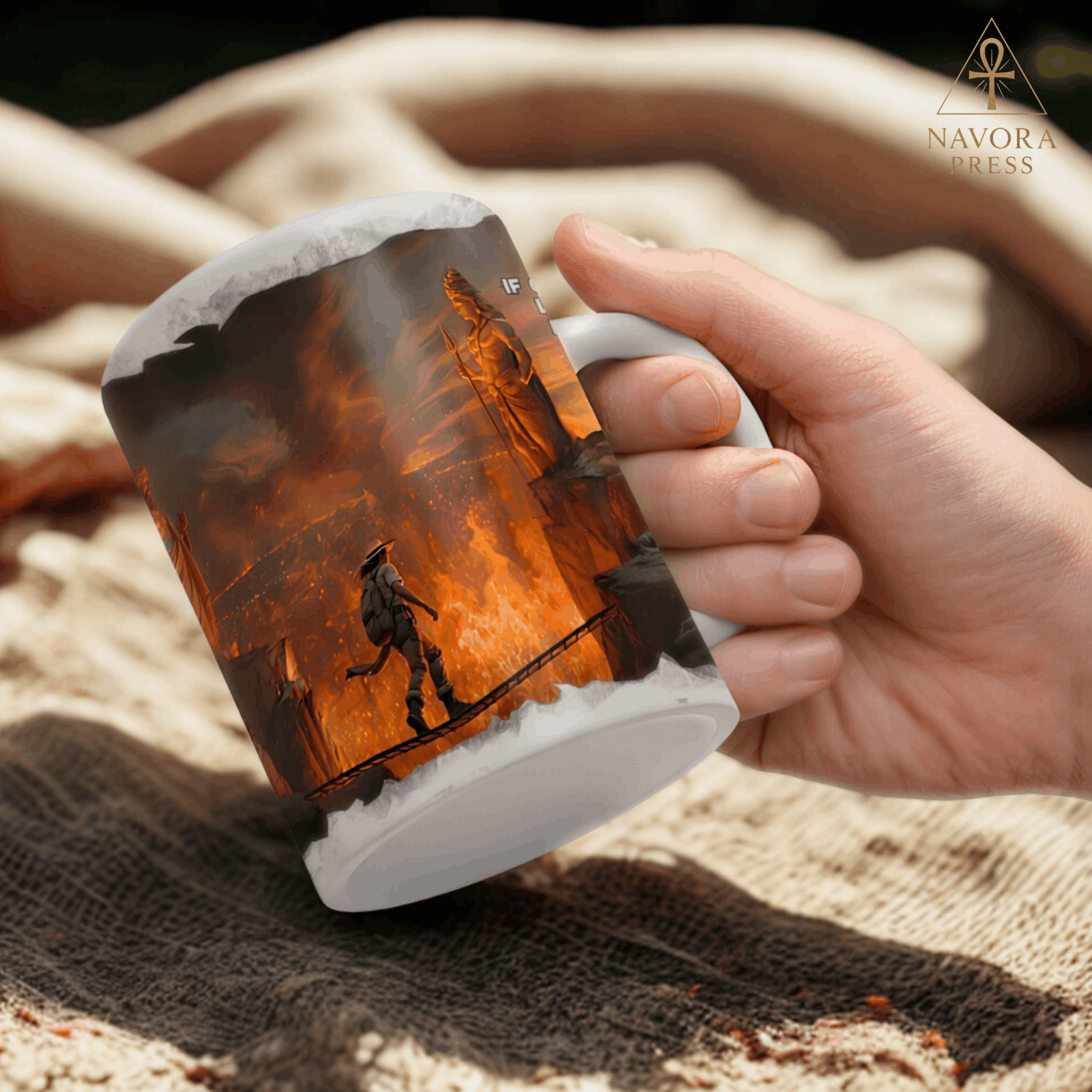 Spiritual Fusion Ceramic Coffee Mug 11oz - Image 5