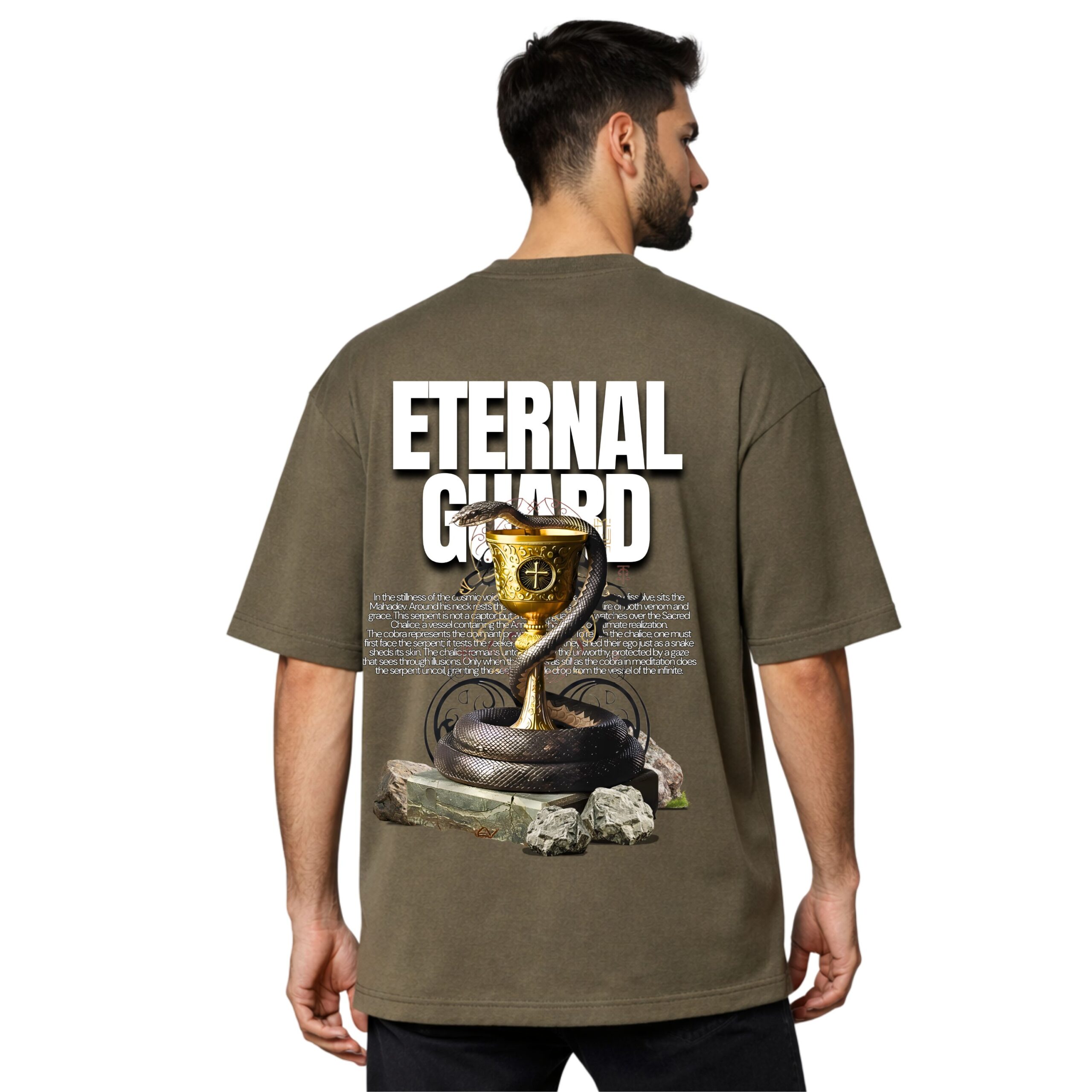 Serpents Eternal Guard Oversized T-Shirt - Image 4
