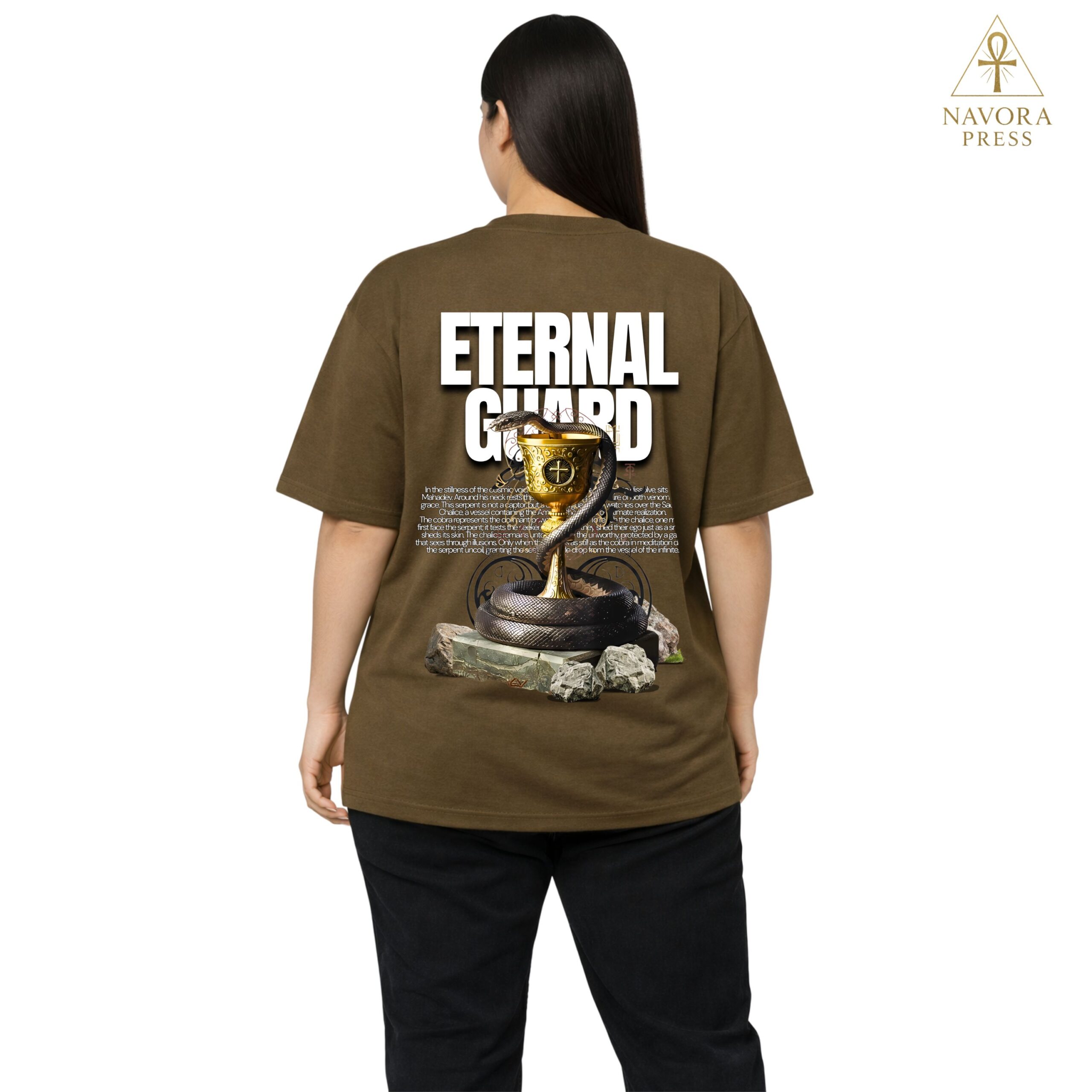 Serpents Eternal Guard Oversized T-Shirt - Image 8