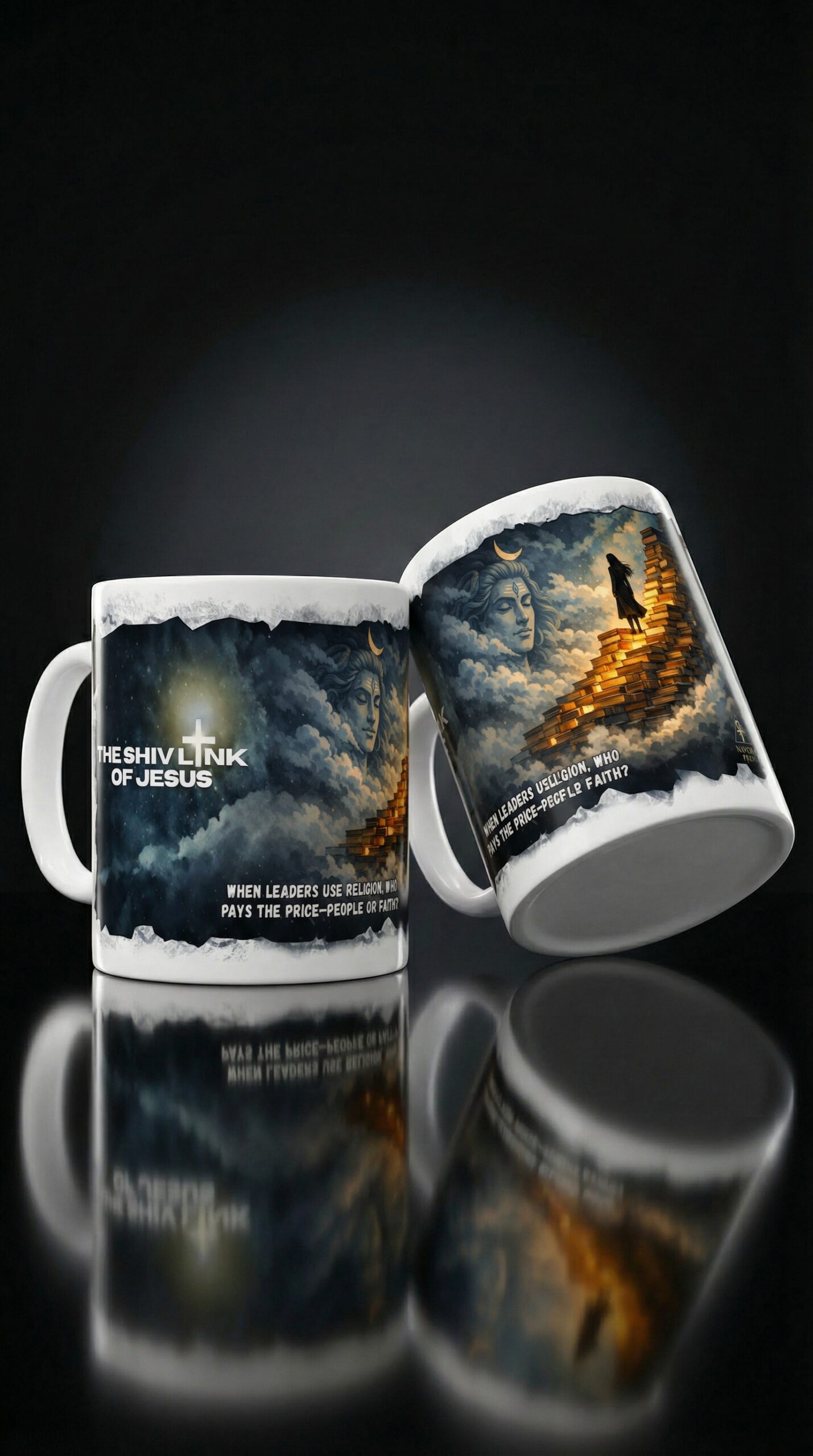 Spiritual Stairway Divine Wisdom Ceramic Coffee Mug 11oz